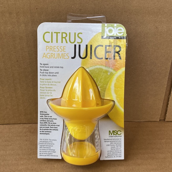 Joie Citrus Lemon Lime 1oz Juicer - Picture 2 of 2